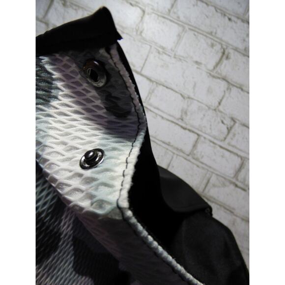 $155 Free People Movement x Rains Black Camo Roll Top Backpack NEW - Picture 6 of 9